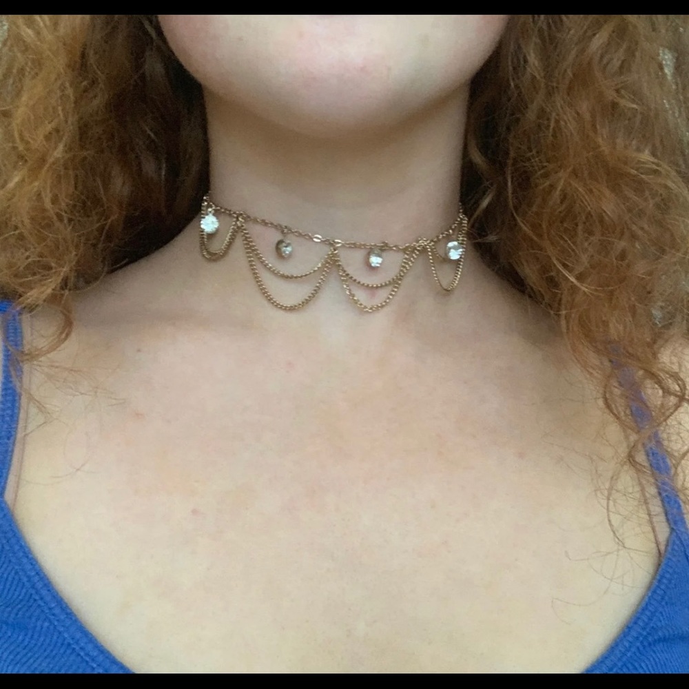 Gold choker